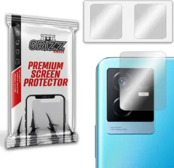 Mburojë xhami për kamerë GrizzGlass për Vivo iQOO Z6x, set 2 copë, transparente