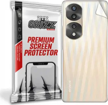 Mbrojtëse e pasme GrizzGlass UltraSkin për Honor 70 Pro, film fleksibël, transparente