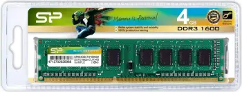 Memorie RAM Silicon Power, 4GB, DDR3, 1600MHz, e zezë