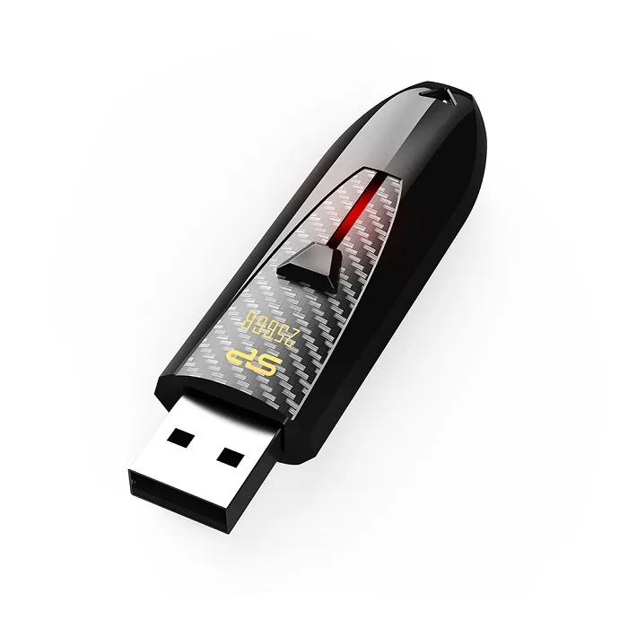 USB Silicon Power Blaze B25, 256GB, e zezë - 2