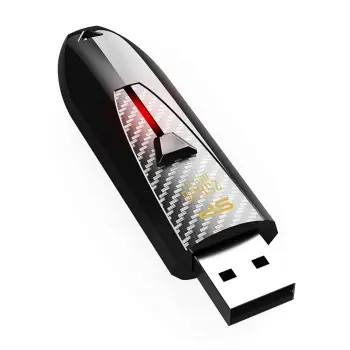 USB Silicon Power Blaze B25, 256GB, e zezë