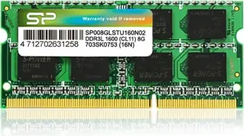 Memorie Silicon Power SODIMM, 8GB, DDR3L, 1600MHz