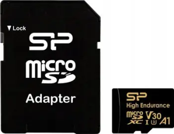 Kartë memorie Silicon Power microSDXC High Endurance 256GB, V30, e zezë