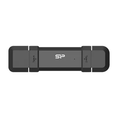 Disk SSD Silicon Power DS72, 500GB, USB-C/USB 3.2 Gen 2, e zezë - 1