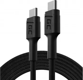 Kabllo USB-C Green Cell KABGC29, 200cm, Power Delivery 60W, e zezë