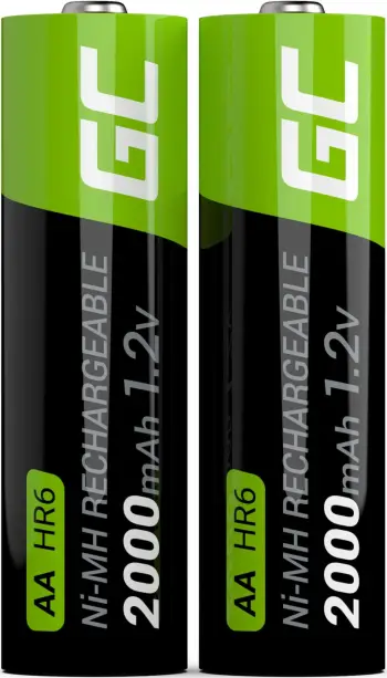 Set i baterive Green Cell AA / R6, 2000mAh, 2 copë