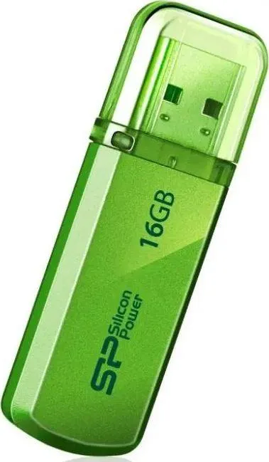 Pendrive Silicon Power Helios 101, 16GB, i gjelbër - 1
