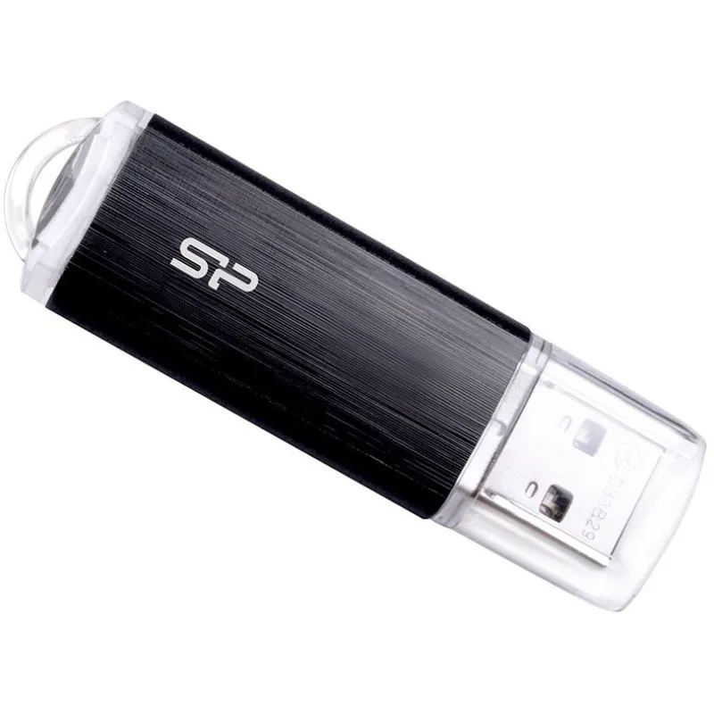 USB Flash Drive Silicon Power Ultima U02, 8GB, USB 2.0, e zezë - 1