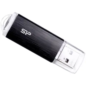 USB Flash Drive Silicon Power Ultima U02, 8GB, USB 2.0, e zezë