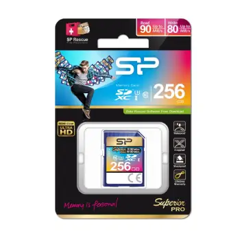 Kartë memorie Silicon Power Superior Pro, 256GB UHS-I U3 CLASS10, 90MB/S