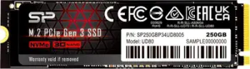 Disk SSD Silicon Power UD80, 250GB, M.2 2280 PCI-E x4 Gen3 NVMe