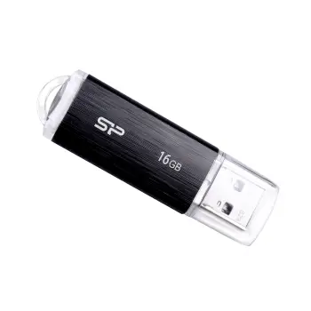 USB Silicon Power Ultima U02, 16GB, 2.0, e zezë