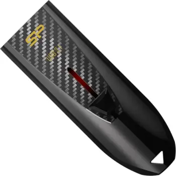 USB Silicon Power Blaze B25, 32GB, 3.2, e zezë