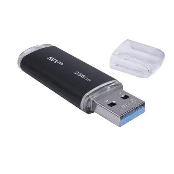 USB Silicon Power Blaze B02, 256GB, 3.1, e zezë