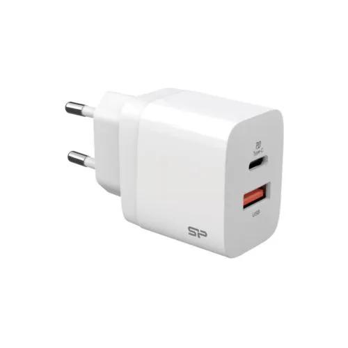Karikues fast charging Silicon Power QM15, 18W, type-C, i bardhë - 2