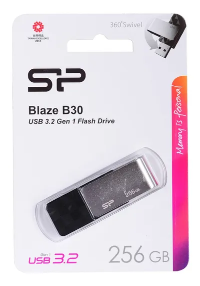 USB Silicon Power Blaze B30, 256 GB, USB Type-A - 1