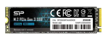 Disk Silicon Power P34A60 M.2, 256GB, PCI Express SLC NVMe