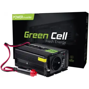 Green Cell Power Inverter KFZ – 12 V DC në 230 V AC, 150/300 W