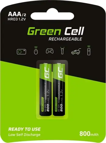 Bateri Green Cell AAA / R03 800mAh, 2 copë
