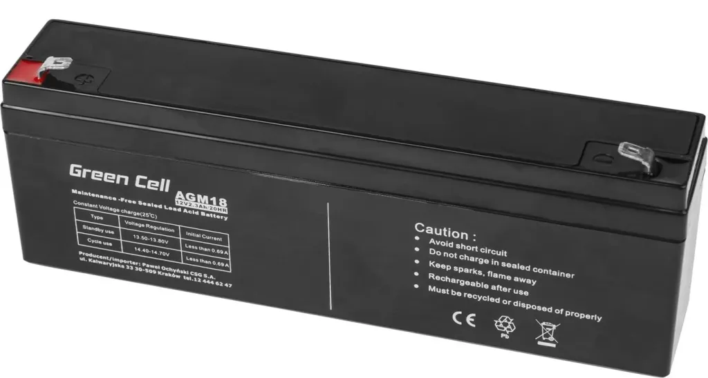 Bateri UPS Green Cell AGM18 12 V 2.3 Ah e zezë - 13