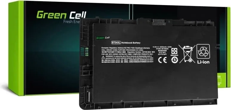Bateri Green Cell BA06XL për HP EliteBook Folio 9470m 9480m, 3500 mAh, 14.8 V (HP119) - 2