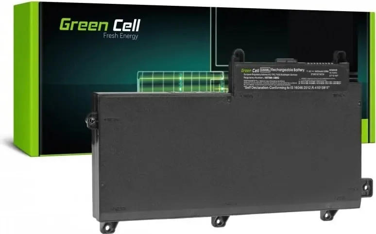 Bateri Green Cell HP184 për laptop, 3400 mAh, e zezë - 2