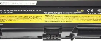 Bateri për laptop Green Cell LE28, 6600mAh, e zezë