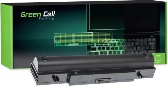 Bateri laptopi për Samsung, Green Cell SA02, 6600mAh, e zezë - 2