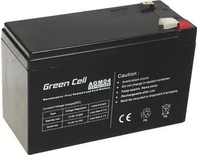 Bateri Green Cell AGM 12V 7Ah (AGM04) - 1
