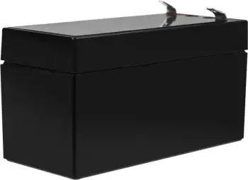Bateri Green Cell AGM17, 12 V, 1.2 Ah, e zezë