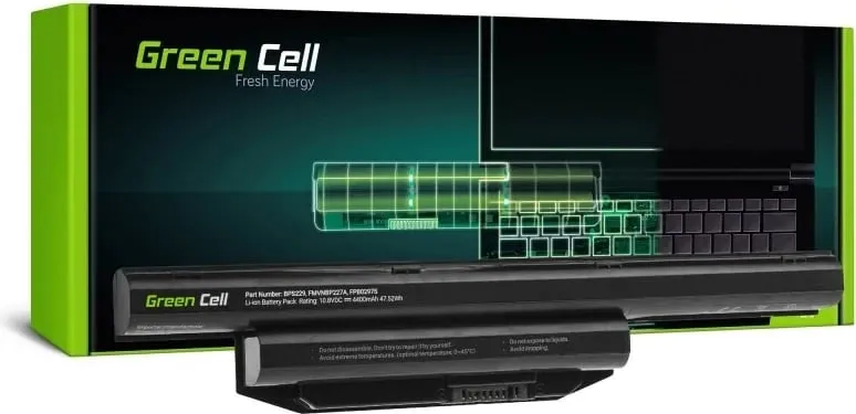 Bateri Green Cell FS31 për notebook, e zezë - 2