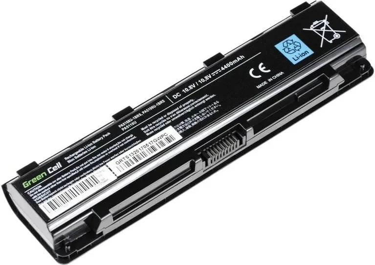 Bateri për laptop Green Cell TS13V2, 4400mAh, e zezë - 1