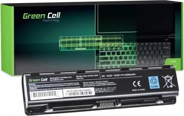 Bateri për laptop Green Cell TS13V2, 4400mAh, e zezë - 2