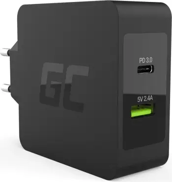 Karikues Green Cell 1x USB-A 1x USB-C, 3 A (CHAR10)
