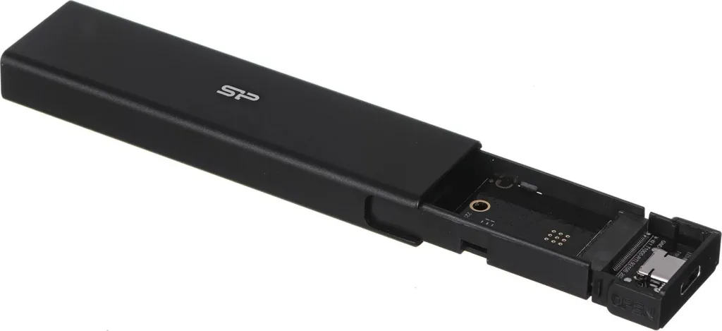 Kuti për SSD Silicon Power PD60, SATA/m.2, e zezë - 2