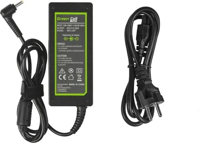 Adapter universal Green Cell AD123PV2, 65W, për laptop, i zi - 6
