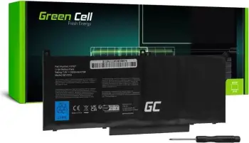 Bateri laptopi Green Cell F3YGT DE129V2, 7.6V, 6200mAh, e zezë