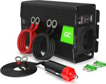 Invertori i tensionit të automjetit Green Cell 12V në 230V, 500W / 1000W