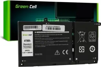 Bateri Green Cell Dell Latitude 3510 Inspiron 5501 5301 5505 5401 5402 5502, zëvendësuese, e zezë