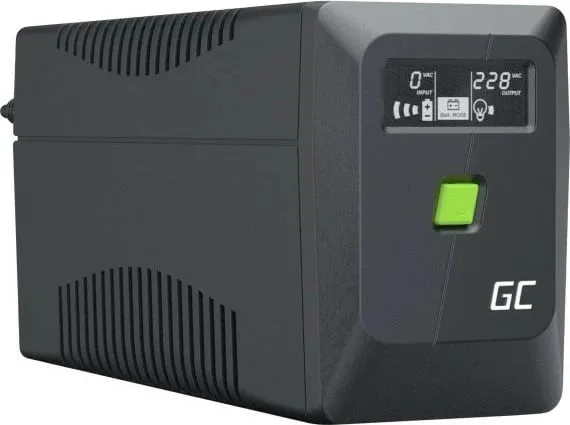 UPS Green Cell PowerProof LCD, 650VA 360W, me ekran, i zi - 3