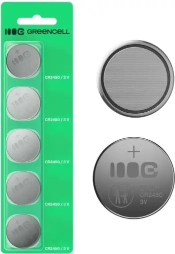 Bateri litiumi Green Cell CR2450, 3V, 600mAh, paketim 5 copë