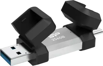 USB Silicon Power Mobile C51, 256GB, USB 3.2, argjendtë