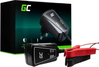 Karikues automat për bateri Green Cell, 6V 12V, 1A, i zi