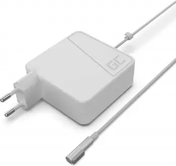 Adapter Green Cell AD03 për Apple iMacbook, 60W, Magsafe, Bardhë