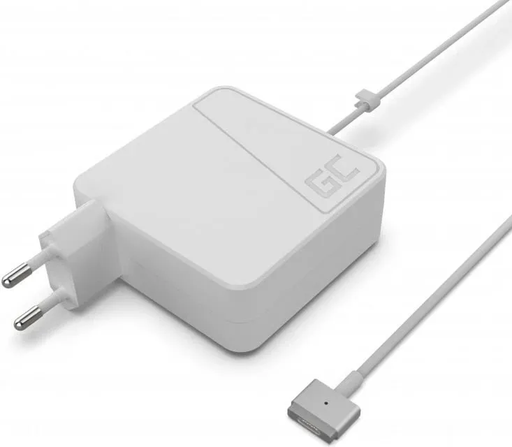 Adapter Green Cell AD37 për Apple Macbook, 60W, Magsafe 2, Bardhë - 1