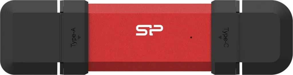 USB flash Silicon Power DS72, 500 GB, USB Type-A / USB Type-C, Kuqe - 1