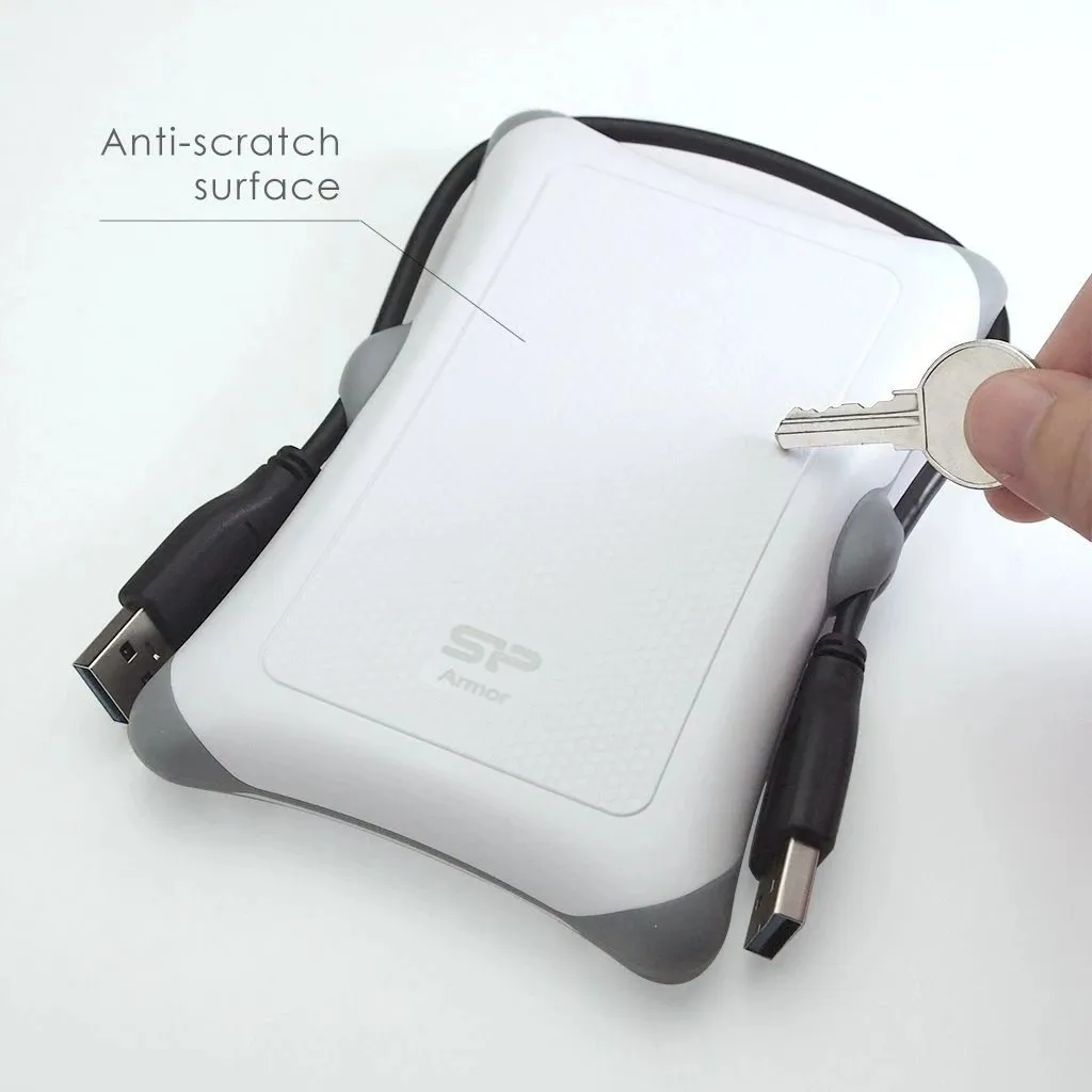 Disk HDD Silicon Power Armor A30, 2.5", 1000 GB, i bardhë - 1