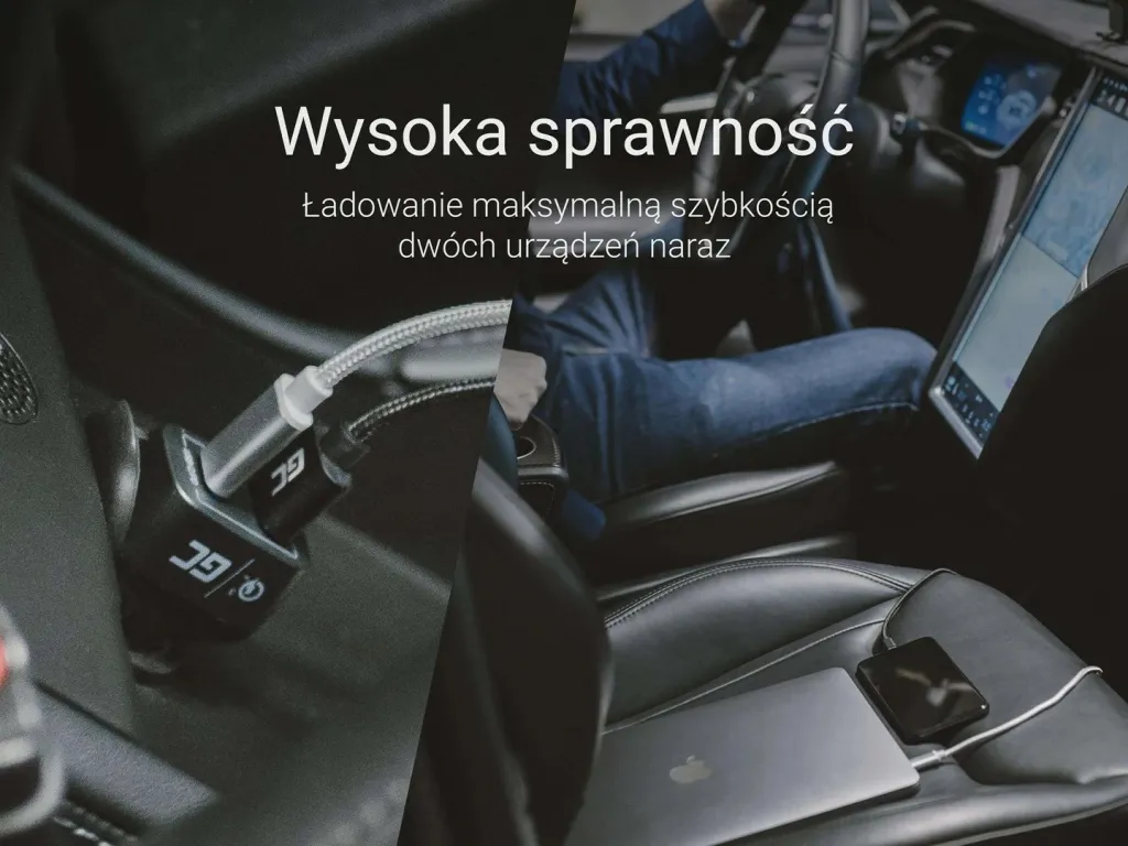 Karikues telefoni për makinë Green Cell, 42W, 3A, i zi - 5