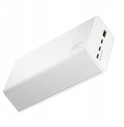 Powerbank GreenCell PowerPlay 30, 30000mAh, ekran LED, i bardhë - 2