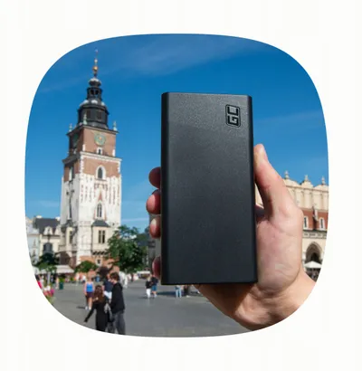 Powerbank GreenCell PowerPlay 30, 30000mAh, ekran LED, i bardhë - 5